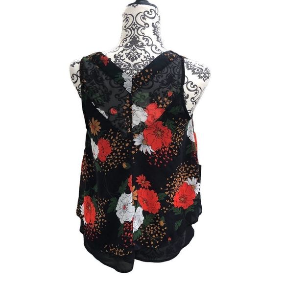 🔴 2 for $25 Sienna Sky Floral Sleeve Blouse - Size Small - Picture 3 of 6